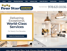 Tablet Screenshot of fourstarlighting.net